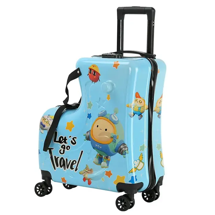 Nouvelle valise à main de dessin animé 20 pouces-bagage à serrure TSA pour enfants avec roues silenc
