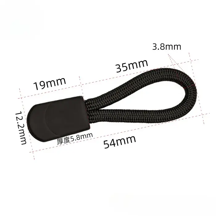 10 pièces extracteurs de fermeture éclair Simple pratique noir curseur de fermeture éclair outils de