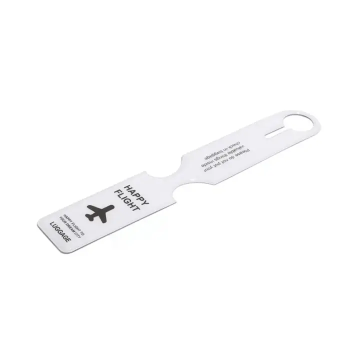 Étiquette d'Adresse de Bagage en PVC, Carte d'Information, Carte d'Embarquement, Étiquettes Nominati