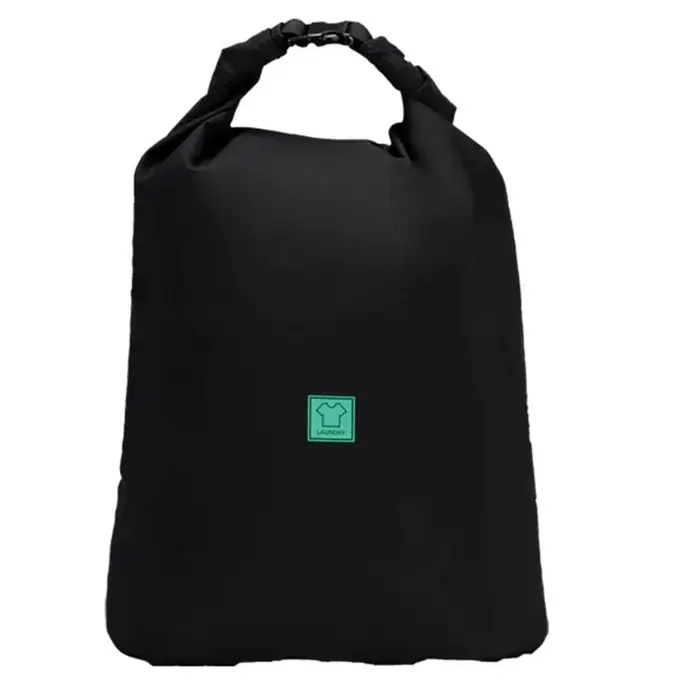 Korin Designs Sac à linge 2.4 LOriginal Noir Sac de rangement de voyage pliable et étanche