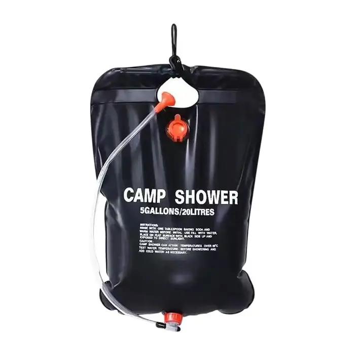 Sacs de douche solaires pliables 20/40L pour extérieur, sacs de bain d'extérieur, sacs de douche à e