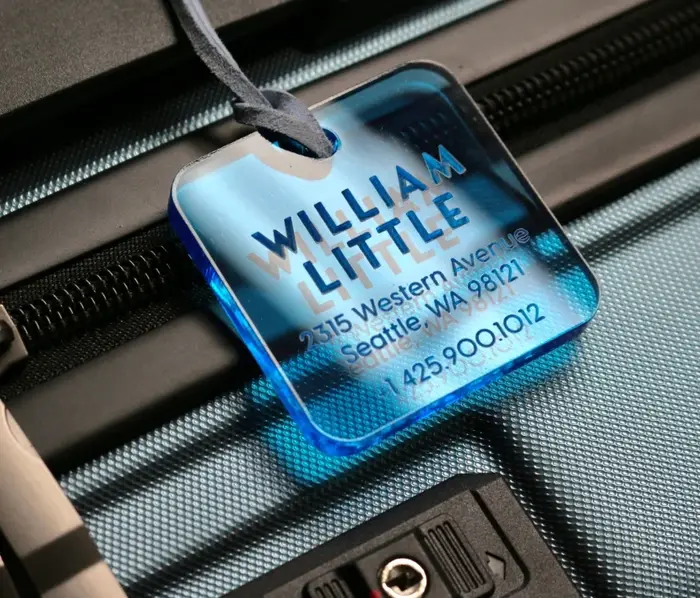 Étiquettes à bagages personnalisées, étiquettes à bagages sur mesure, cadeau pour la fête des mères,