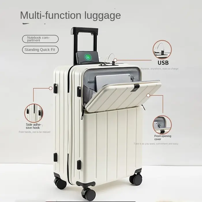 Valise de cabine à roulettes muette légère