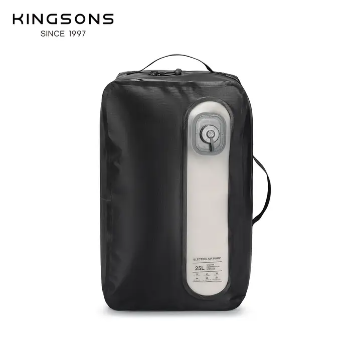Sac de compression sous vide Kingsons 25L avec pompe à air, sac de rangement de voyage réutilisable,