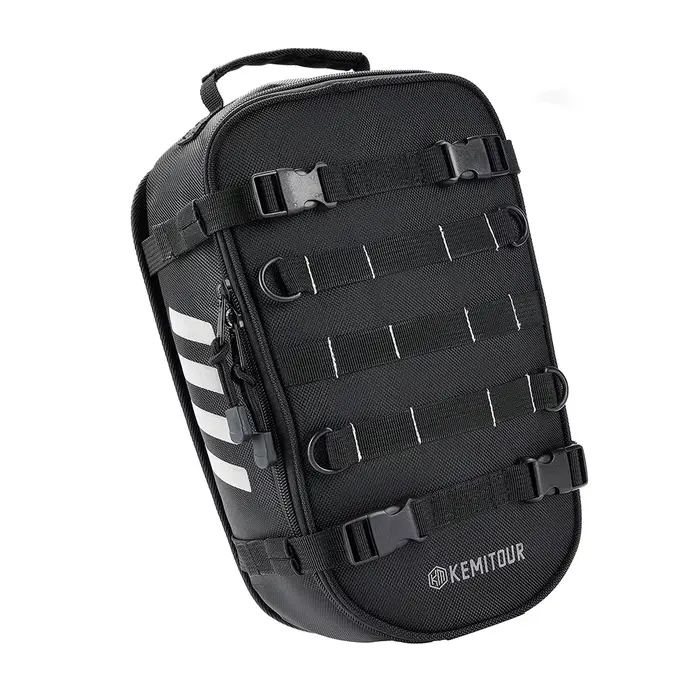 Sac arrière de garde-boue arrière de moto, sacs en rouleau d'outils d'enduro de vélo de saleté unive