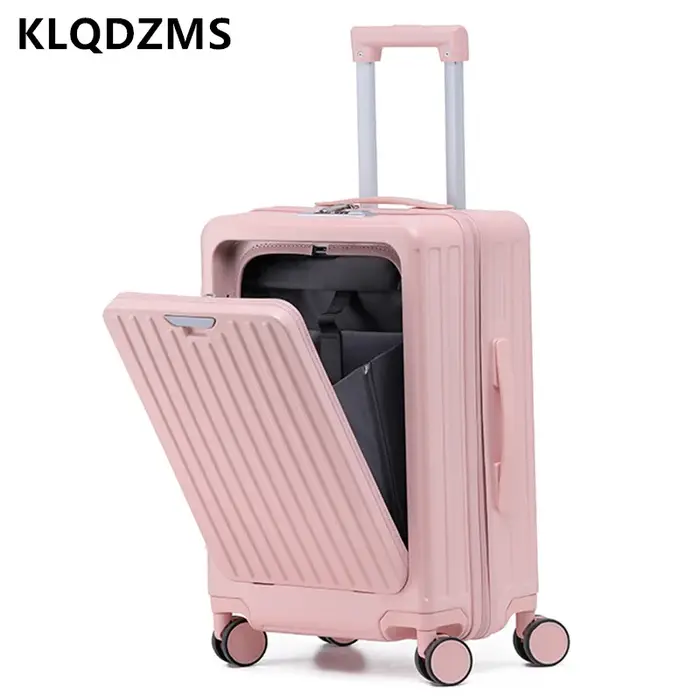 KLQDZMS bagage pour ordinateur portable 20 "22" 24 "26 pouces ouverture frontale ABS + boîtier d'embarquement pour PC
