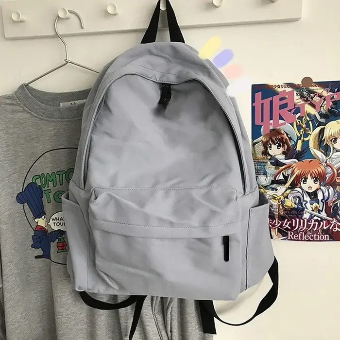 Sac à dos en toile à la mode de grande capacité