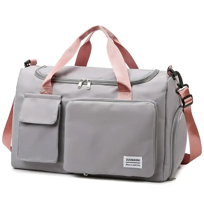 UNIXINU Sac de voyage à main de grande capacité pour week-end Sacs de sport de nuit avec compartimen