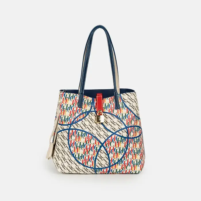 Sac fourre-tout CH pour femmes, sac à main de luxe, nouveau sac à bandoulière coloré à imprimé lettr