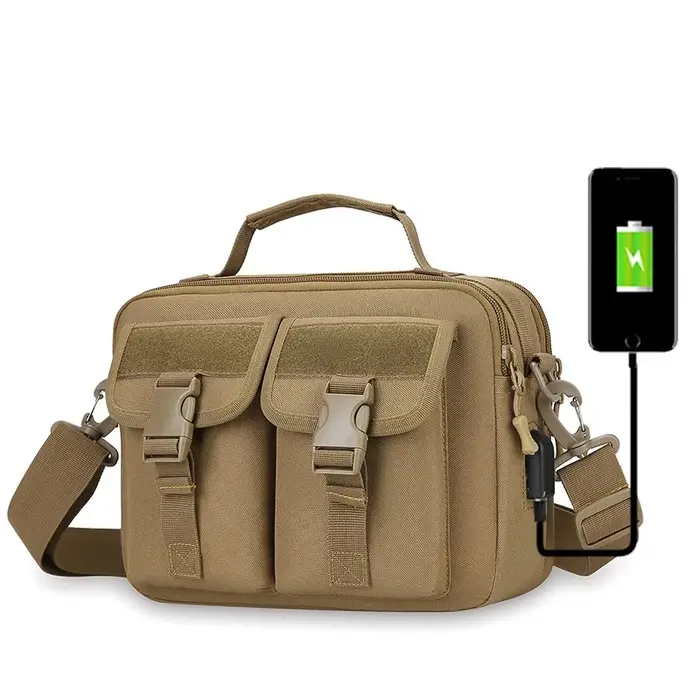 Tendances Vintage hommes sac de haute qualité Durable toile sac de messager