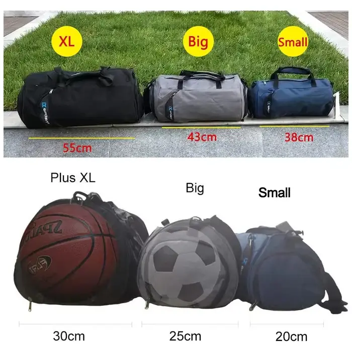 Sac de voyage avec compartiment à chaussures indépendant