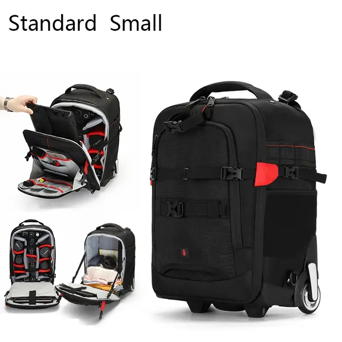 Sac à dos professionnel pour appareil photo SR, valise de voyage Trolley, photographie, vidéo, photo