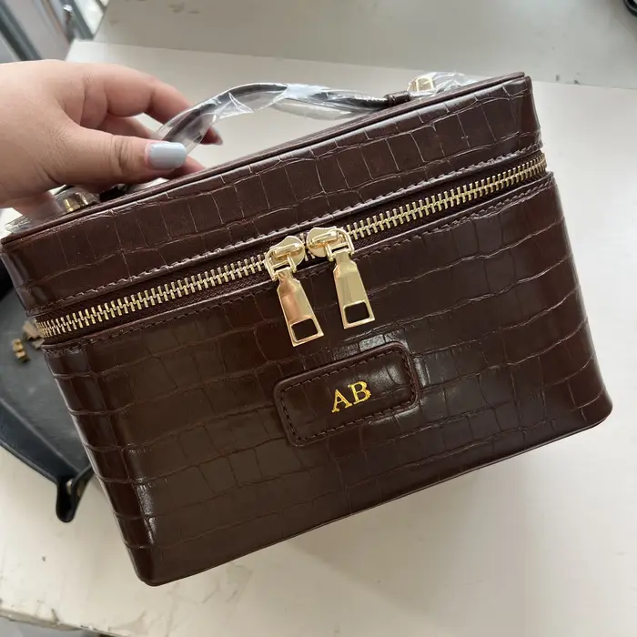 Sac de toilette de voyage personnalisé avec motif crocodile