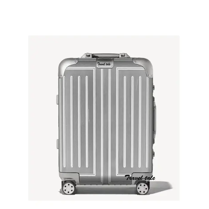 VESOCOVO 20 "26" 30 pouces grand chariot en aluminium valise coffre Plus grand sac à bagages roulant