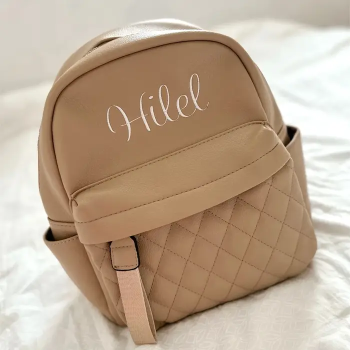 Nom personnalisé Sac à dos pour femme Nom