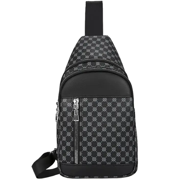 Le sac à bandoulière de couleur neutre pour hommes et femmes convient aux voyages et aux caractérist