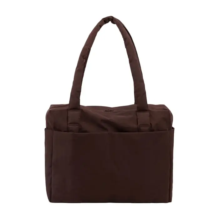 Baggu Small Cloud Carry-On Sac de voyage de grande capacité en polyester, style décontracté, sac à bagages de forme carrée verticale, ouverture à fermeture éclair