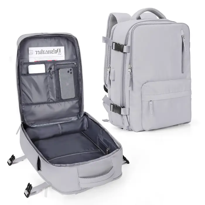 Sac à dos de voyage, sac d'articles personnels pour vol approuvé, valise à main 35L, sac de week-end