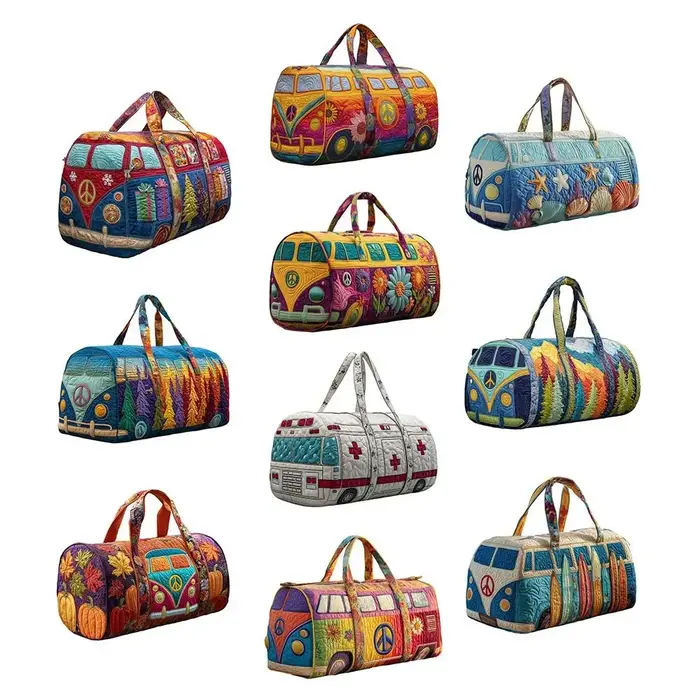 Sac de voyage matelassé en coton