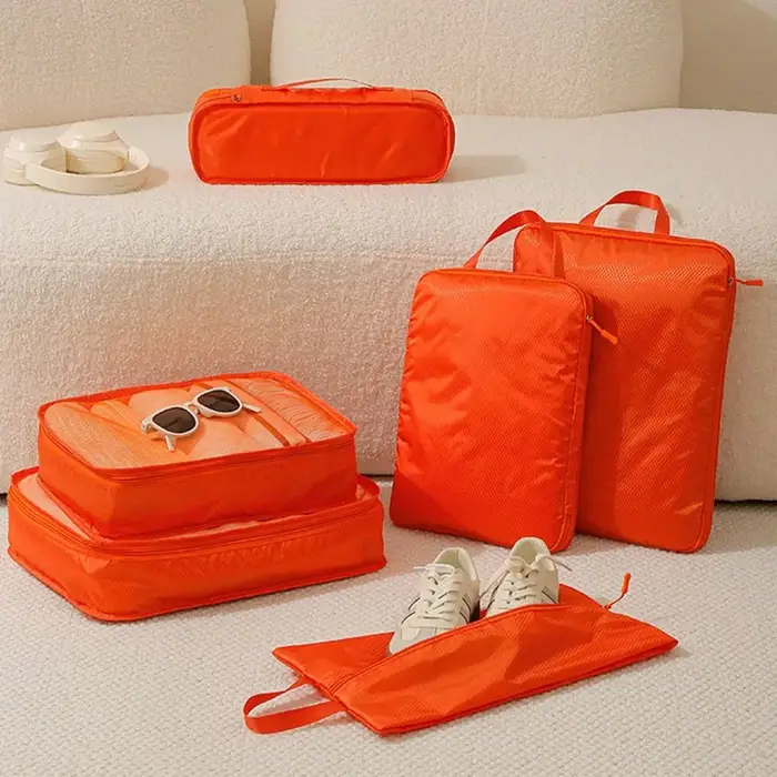 Sac de rangement de voyage de grande capacité 6 pièces/ensemble