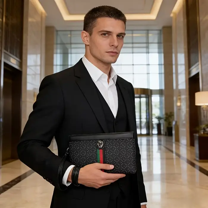 Pochette pour homme haut de gamme