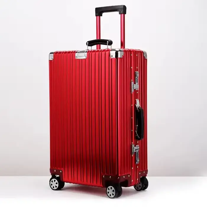 Valise de voyage luxueuse en alliage aluminium-magnésium