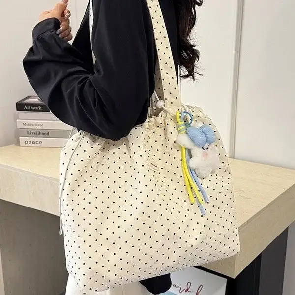 Sac fourre-tout à pois doux