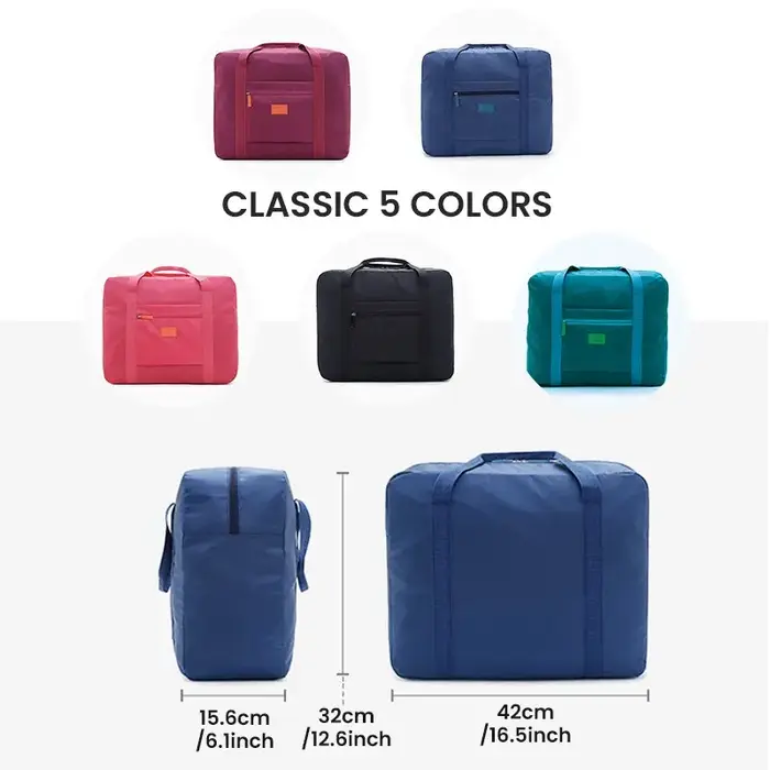 Sac de voyage pliable, sac de voyage léger pour femmes et hommes