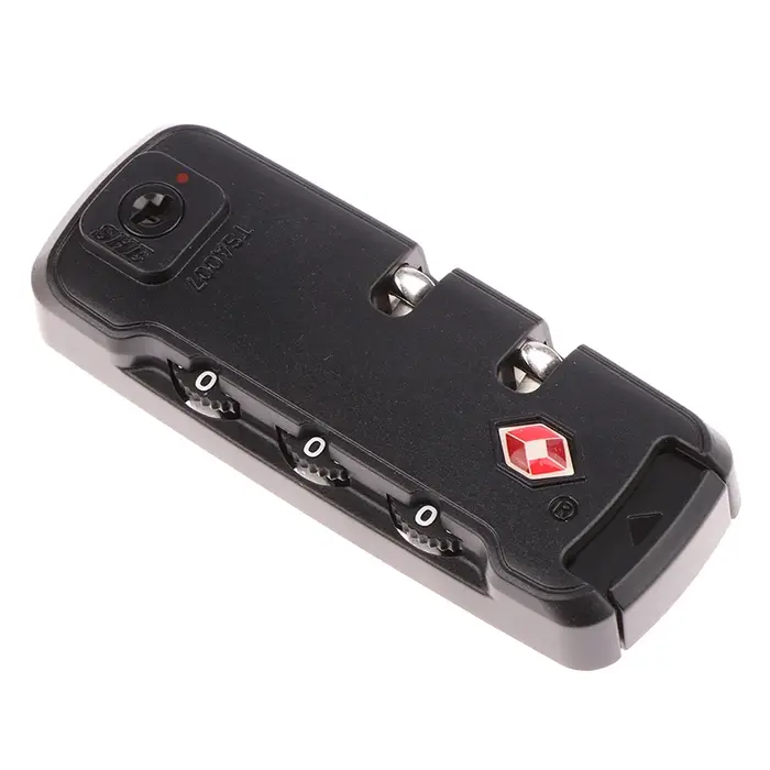 Cadenas de sécurité à combinaison à 3 chiffres TSA, serrure à mot de passe fixe, accessoire pour valise de voyage, bagages, armoire, casier