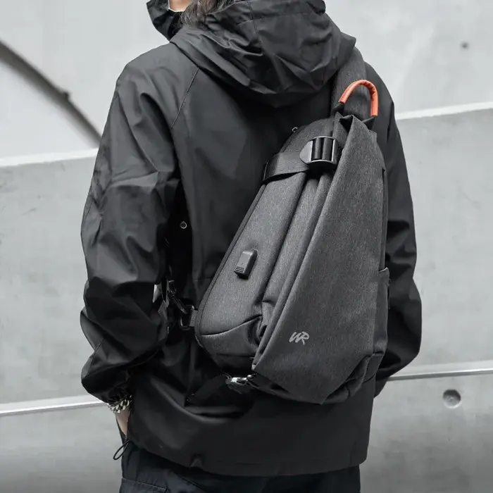 Sac bandoulière pour homme, sac de poitrine, sac décontracté tendance pour homme, nouveau style sac 