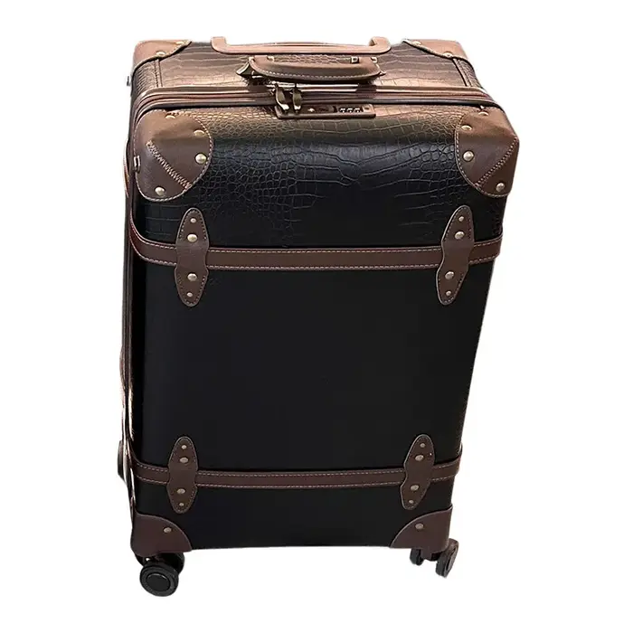 Bagage en PU Texture Crocodile Vintage