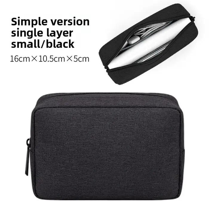 Pochette essentielle de voyage, organisateur pour câbles USB, écouteurs, Gadgets, sac de rangement, 