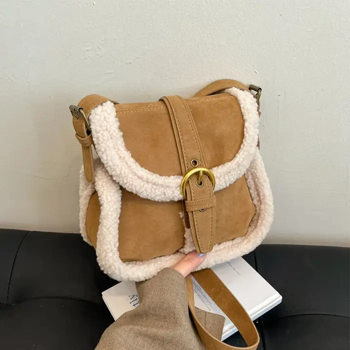 Sac à bandoulière en cuir NuSO K pour femme