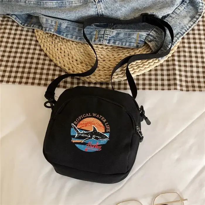 Mini Sac à Main en toile pour femmes, petits sacs à bandoulière en tissu pour dames, Sac à Main pour