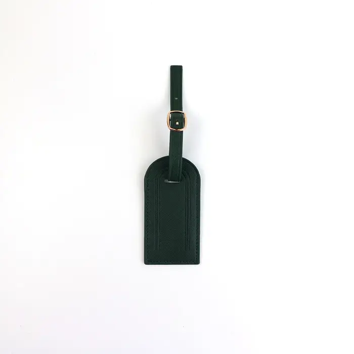 Étiquettes anti-perte de bagages en cuir pu avec nom personnalisé, étiquettes de bagages pour voyage