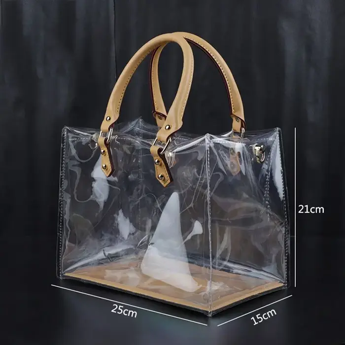 Sac fourre-tout transparent pour femme