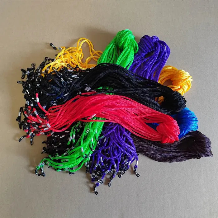 20 pièces/lot multicolore en Nylon lunettes chaîne porte-cordon