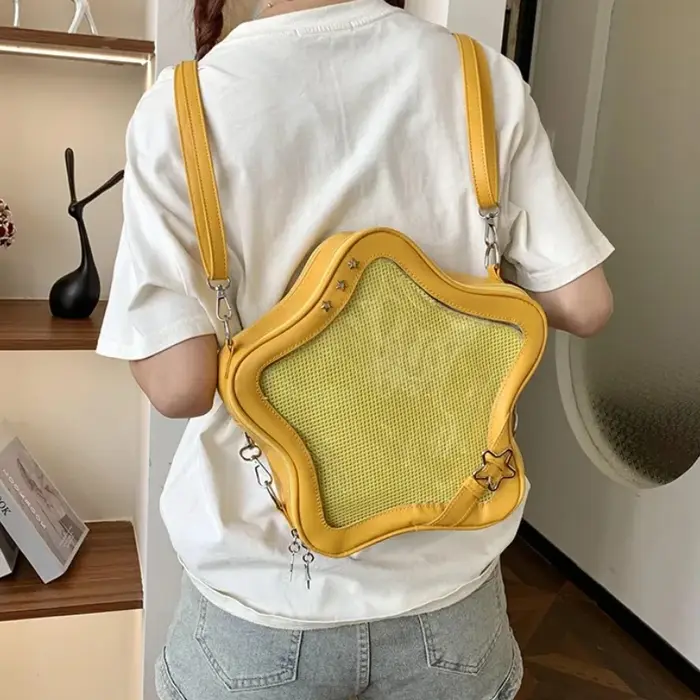 Nouveau Ita sac à dos 2026 populaire sac d'école Transparent pour les femmes doux Chic étoile sac à bandoulière affichage automne Bolsa Сумка