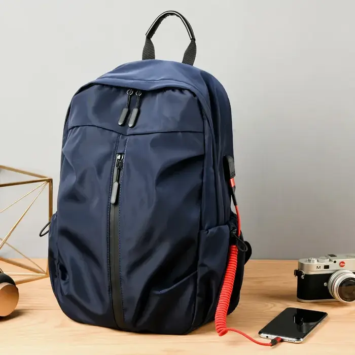 Sac à dos d'affaires pour hommes, sacs à dos d'extérieur Oxford grill, sac d'ordinateur, sac de voyage pour étudiants de loisirs, cartable