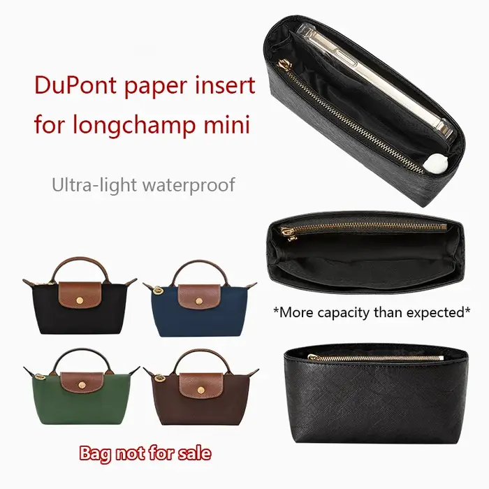 Insert de rangement pour ordinateur portable pour sac Longchamp Energy, organisateur de sacs impermé