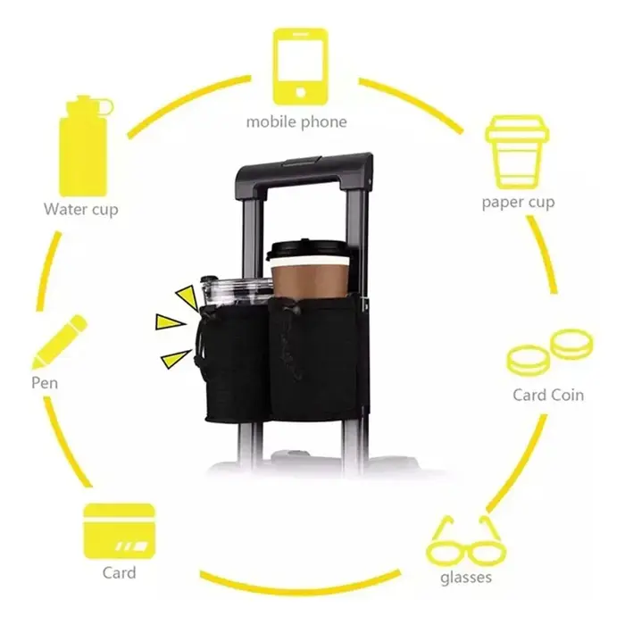 Porte-gobelet pour bagages de voyage