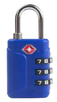 Serrure à combinaison TSA à 3 chiffres, nouveau dispositif de sécurité antivol, serrure à code pour 