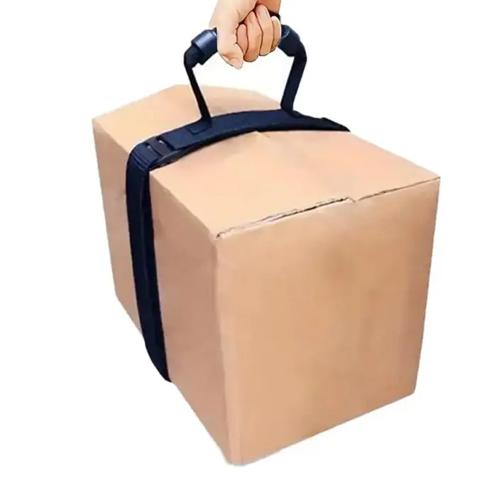 Sangle de transport en nylon pour bagages, pour un levage sécurisé et le transport de boîtes lourdes